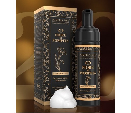 Espuma de Higiene Intima diaria ph 4.5-5.5, 140ml. FIORE DI POMPEIA